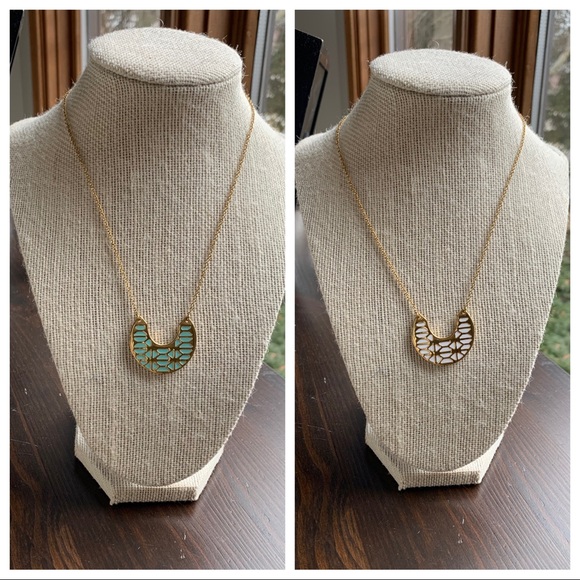 Stella & Dot Breezeblock Reversible Necklace - Picture 1 of 4